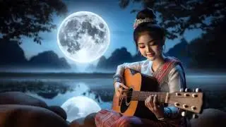 Romantic Guitar Song Under the Moon 🌕