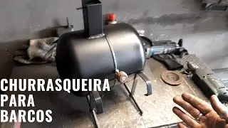 Como fazer uma churrasqueira a bafo para pescaria