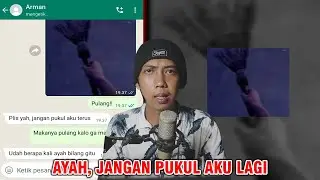 DAD, DON'T HIT ME AGAIN! 😱 | CHAT HISTORY HORROR INDONESIA
