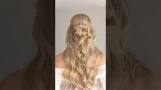 Easy Half Up Half Down Hairstyle ❤️