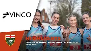 CLEAN SWEEP FOR GUILDFORD HIGH - Senior Girls Highlights | English Schools' XC Cup Final 2025