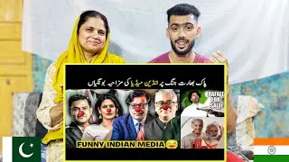 Mom And Son React on Godi media funny reporting on India Pakistan War | Funny reaction on India Pak