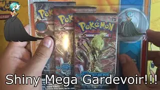 Pokemon TCG Shiny Mega Gardevoir Pin Blister Opening 