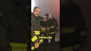 This Firefighter&rsquo;s Reaction Is Priceless 😂 #shorts