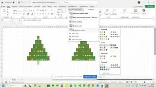 Árbol de navidad en excel???