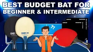 Best Budget Custom Table Tennis Bat For Beginner and Intermediate Players.