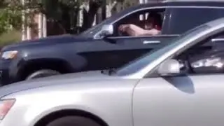 Instant Karma - Trump Hater Rear Ends Car While Cursing at Trump Supporters!