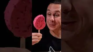 Мороженое с кусочками малины ASMR #асмр #asmr #мороженое #имбуличка