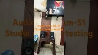Audio Array Am-S1 Studio monitors Testing #dj #sound #studiomonitor