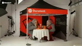 🏔 Duratent &ndash; Faltpavillon wetterfest, stabil und Yeti approved! #pavillon 16x9 BlackWeek Yeti Studio