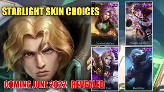 STARLIGHT SKIN CHOICES JUNE 2022 | ALL REWARDS STARLIGHT SHOP UPDATE | Mobile Legends