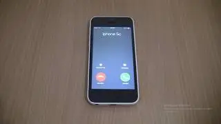 iPhone 5c White Incoming Call