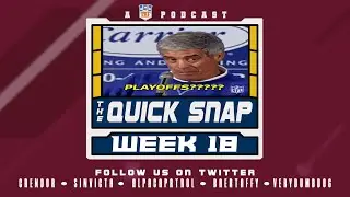 QUICK SNAP:  A WILD finish in Pittsburgh, Bucs go bye bye & more! - NFL Week 18