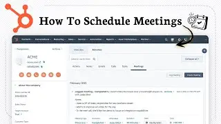 How To Schedule Meetings With HubSpot (Simple Calendar Setup)
