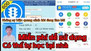 Instructions for downloading the driving test learning app on your phone | Rach Gia 2025