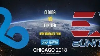 Cloud9 vs eUnited - IEM Chicago 2018 NA Quals - map2 - de_inferno [Anishared]