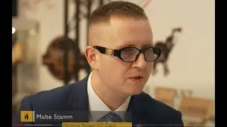 Malte Stamm (Marketing Manager VCF Cigars)  im snTV-Messegespr&auml;ch 2023