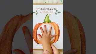 The cutest pumpkin in the patch 🧡🎃 #handprintart #kidscrafts