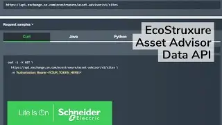 EcoStruxure Asset Advisor Data API | Schneider Electric