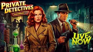 Detective Mega Mix Old Time Radio 2| Marathon |Dragnet Suspense Philip Marlowe | All Night 12 Hours