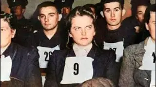 Execution of beautiful Beast Irma Grese Nazi camp guard from actress to Beast ww2 