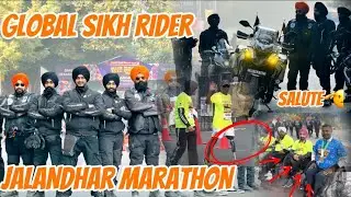 JALANDHAR MARATHON 2026 😍 & BIKE RIDE WITH GLOBAL SIKH RIDERS