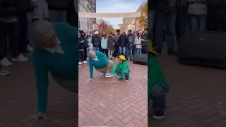 Epic Dance Battle Grandma Vs Boy Who Wins #funny #breakdance #shorts