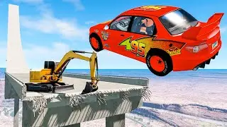 Jumping & Crashing Down Random Cars | BeamNG Drive Gameplay #35 | Live Stream Good Cat