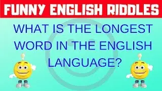 Funny English #riddles with Answers