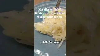 Kohlsalat wie beim Griechen 🥬 Einfaches Rezept f&uuml;r Zuhause 🏡