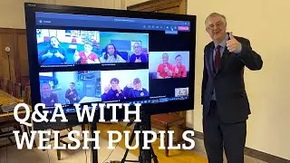 First Minister faces questions from Welsh pupils