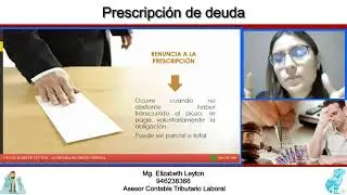 Prescripción de deuda
