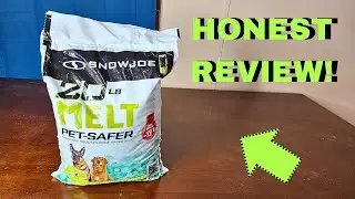 Safe for Pets & Concrete? Snow Joe Ice Melt Full Review #amazonfinds #WinterSafety