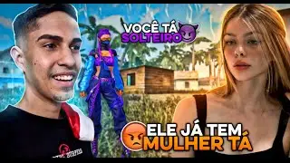 FINGI SER MENINA E FIZ A MULHER SURTAR COM O NAMORADO NO FREE FIRE ft.VOZ DE MENINA