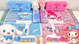 Распаковка канцелярских товаров MY MELODY VS CINNAMOROLL | Что вам больше нравится?