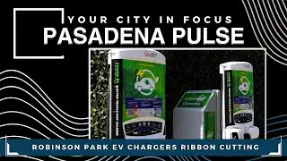 Robinson Park EV Charging Depot Ribbon Cutting
