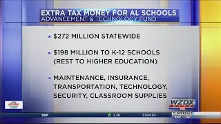 Extra tax money helping fund Alabama schools