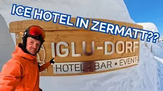 Have you ever skied to Zermatt's Ice Hotel?!