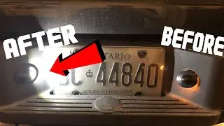 LED VS Halogen Licence Plate Lights *SO BRIGHT!