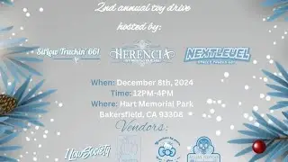 Toy drive in Bakersfield vlog with NLST🤟🏽