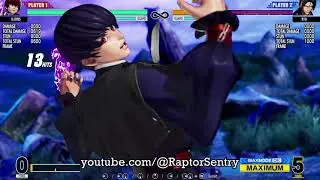 KOF XV Orochi Chris 839 Dmg Midscreen Combo (No Blue Raw Max)