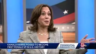 Kamala Harris making history as first female vice president