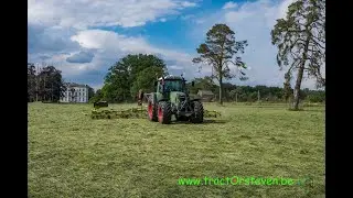 Fendt 818 + Claas Volto 1100T / Unimog 1400 + Kuhn GA 4321 GM -Simon Vandebrouck (Vliermaalroot)