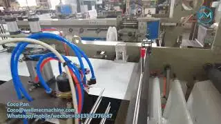 Fully Automatic Trash Bags Making Machine Drawstring Garbage Bag Making Machine