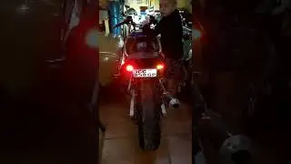 FJ1100 project build. New tail piece made with some new temp brake lights and indicators.