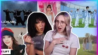 COUPLE REACTS TO ALLDAY PROJECT, ILLIT, VIVIZ, LE SSERAFIM, & AHOF | Kpop Catch Up