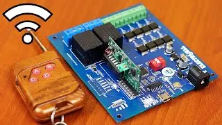 CONTROL INALAMBRICO RF con 10 CANALES DE  SALIDA