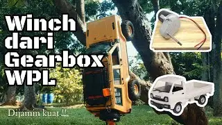 Buat Winch Dari Gearbox WPL | RC Adventurre on the weekend