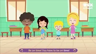 Be On Time Song | Học tiếng Anh qua b&agrave;i h&aacute;t c&ugrave;ng Rex & Friends