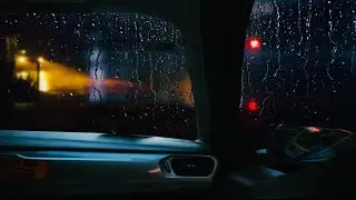 Fall Asleep in Minutes Listening to This Car Radio on a Rainy Night w/ Cars Passing by | Radio Noise
